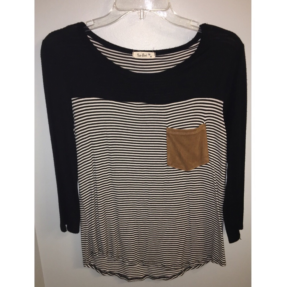 Striped Baseball Tee